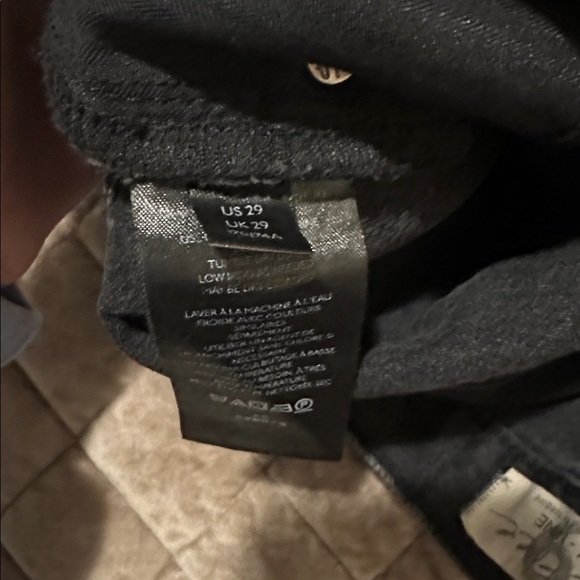 We The Free Black Distressed Denim Shorts - Picture 4 of 4